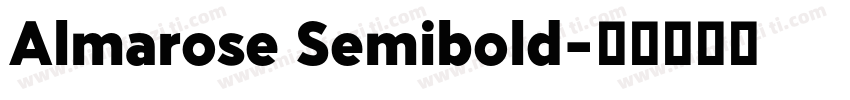 Almarose Semibold字体转换
